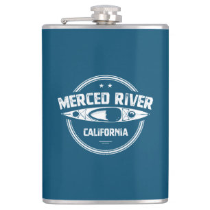 Merced River California Kayaking Flachmann