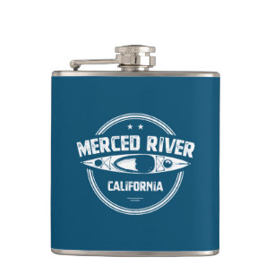 Merced River California Kayaking Flachmann
