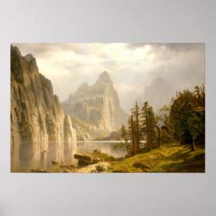 Merced River-Yosemite Valley, Albert Bierstadt  Poster