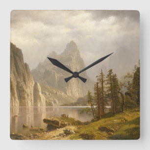 Merced River, Yosemite Valley Quadratische Wanduhr