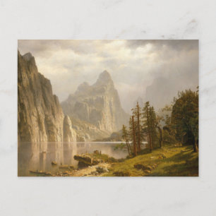 Merced River, Yosemite Valley von Albert Bierstadt Postkarte