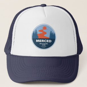 Merced Wild and Landschaftlich River California Truckerkappe