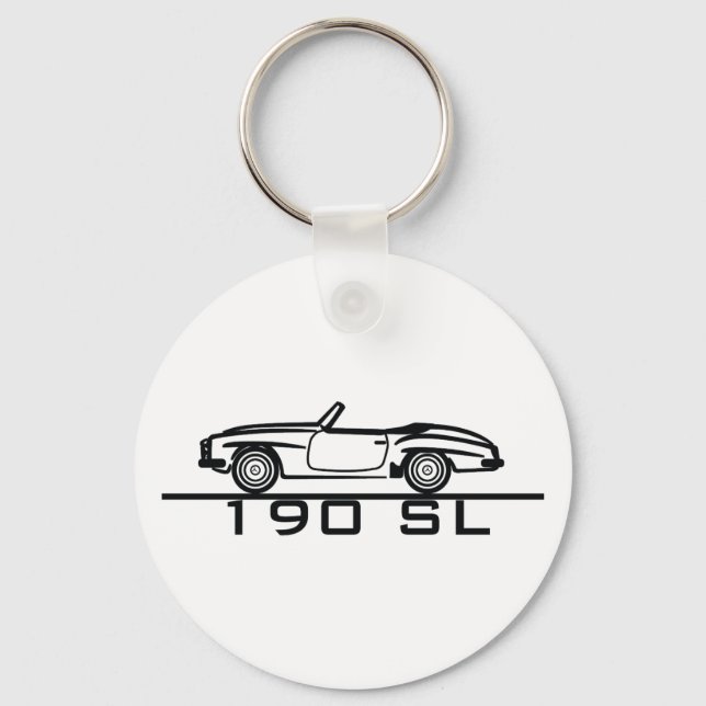 Mercedes 190 SL Typ 121 Schlüsselanhänger (Vorderseite)