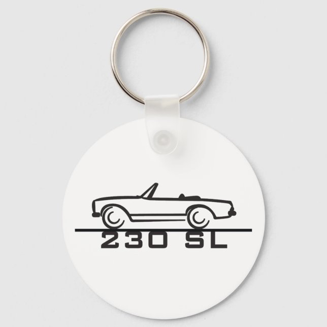 Mercedes 230 SL Typ 113 Schlüsselanhänger (Vorderseite)