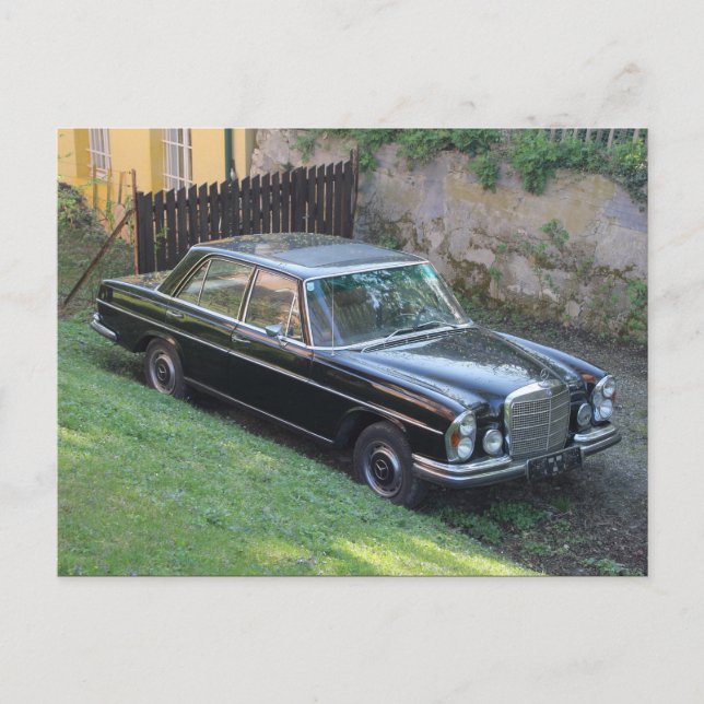 Mercedes 280SE W108 Postkarte (Vorderseite)