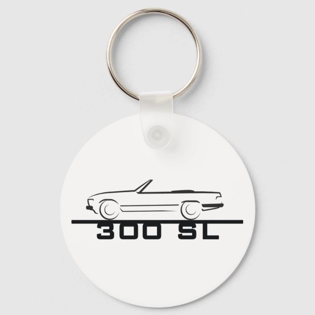 Mercedes 300 SL Typ 107 Schlüsselanhänger (Vorderseite)