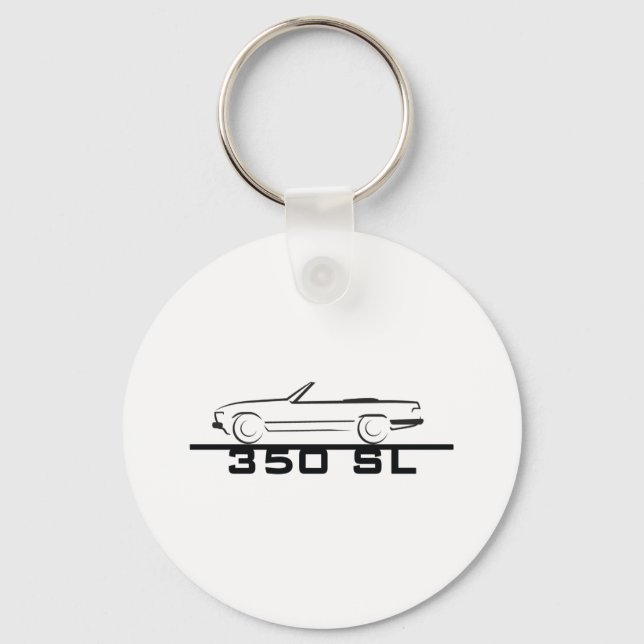 Mercedes 350 SL Typ 107 Schlüsselanhänger (Vorderseite)