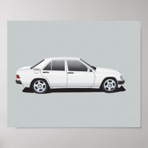 Mercedes-Benz 190E Poster
