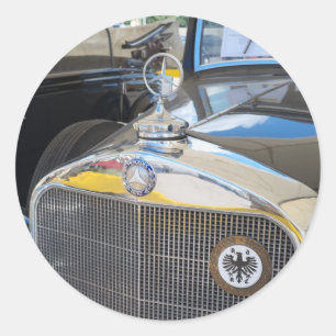 Mercedes-Benz 260D. Weltweit erstes Dieselauto. Runder Aufkleber