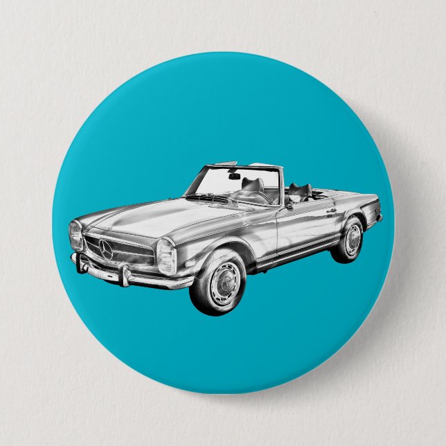 Mercedes Benz 280 SL Cabriolet Button (Vorderseite)