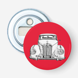 Mercedes Benz 300 Luxus-Klassiker-Illustration Flaschenöffner