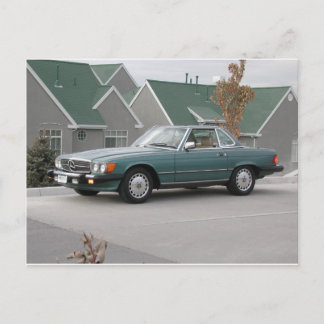 Mercedes-Benz 560 SL Roadster Postkarte