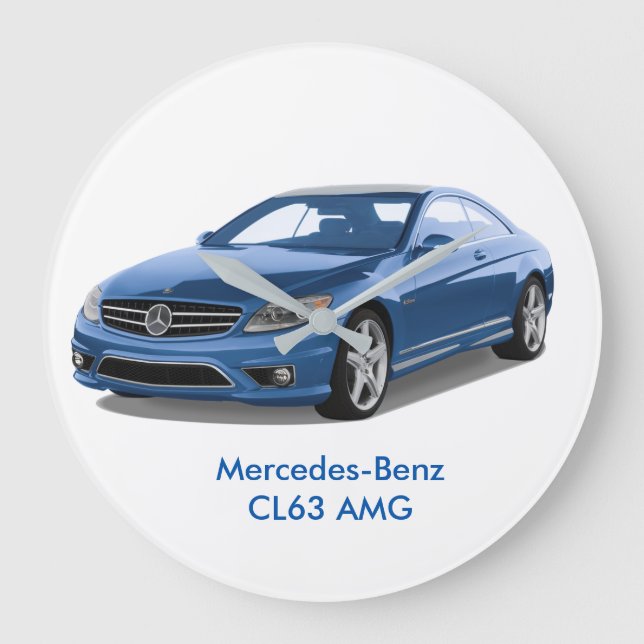 Mercedes-Benz-Bild für runde (große) Wall-Uhr Große Wanduhr (Vorderseite)