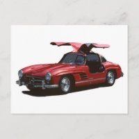 Mercedes Benz SLR300 Gullwing Poster