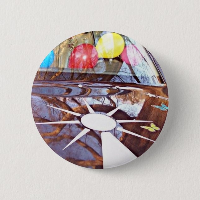 Mercedes blinken Ballon-Knopf! Button (Vorderseite)