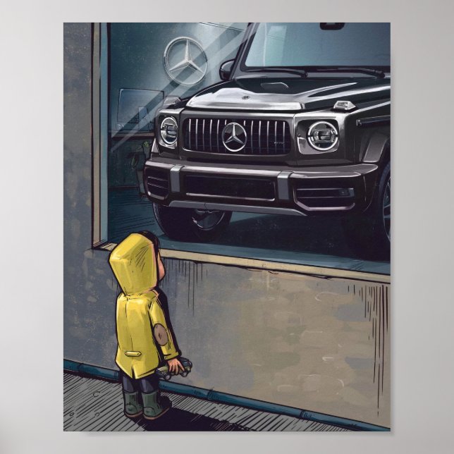 mercedes g class dream car poster (Vorne)