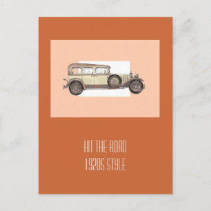 Mercedes Limousine der 1920er Postkarte