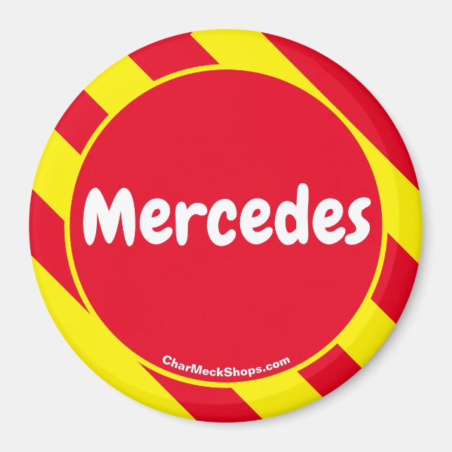 Mercedes Red/Yellow Magnet (Vorne)