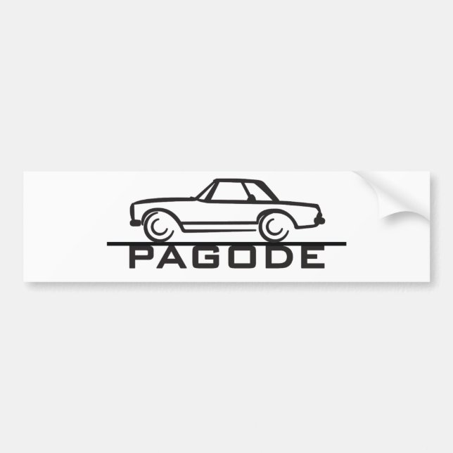 Mercedes SL-Code Typ 113 Autoaufkleber (Vorne)