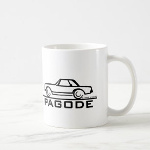 Mercedes SL Pagode mit Skript Kaffeetasse