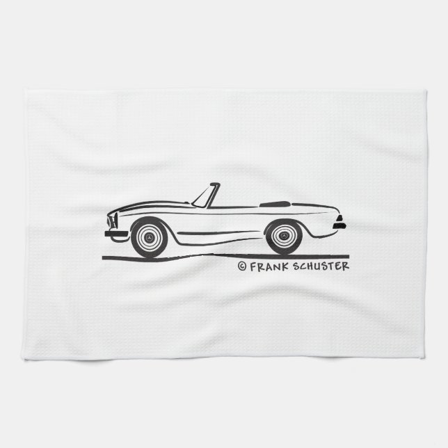 Mercedes SL Pagode Pagoda Kabrio Handtuch (Horizontal)
