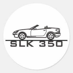 Mercedes SLK 350 Runder Aufkleber