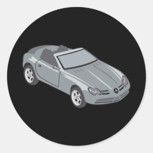Mercedes SLK Runder Aufkleber