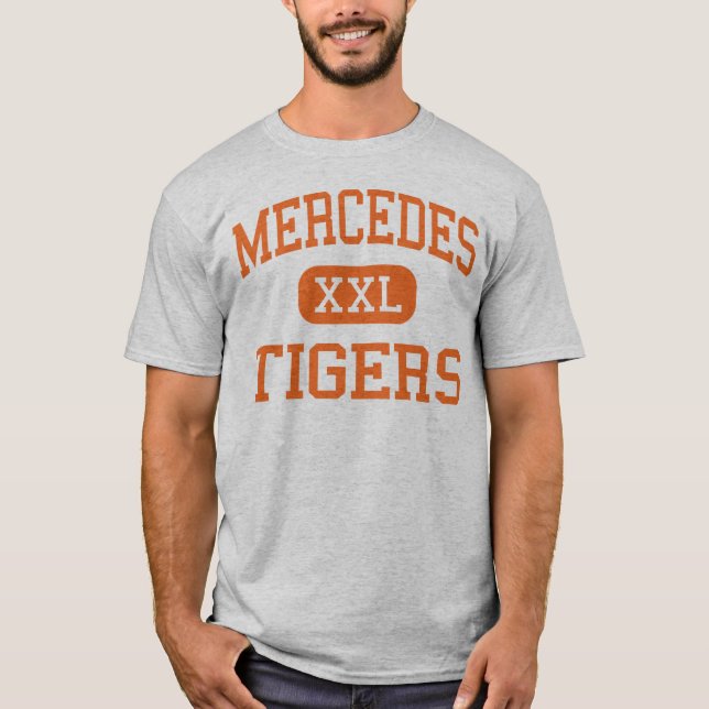 Mercedes - Tiger - Highschool - Mercedes Texas T-Shirt (Vorderseite)