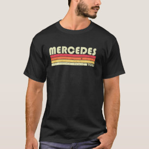 Mercedes Tx Texas Funny City Zuhause Roots Retro 7 T-Shirt