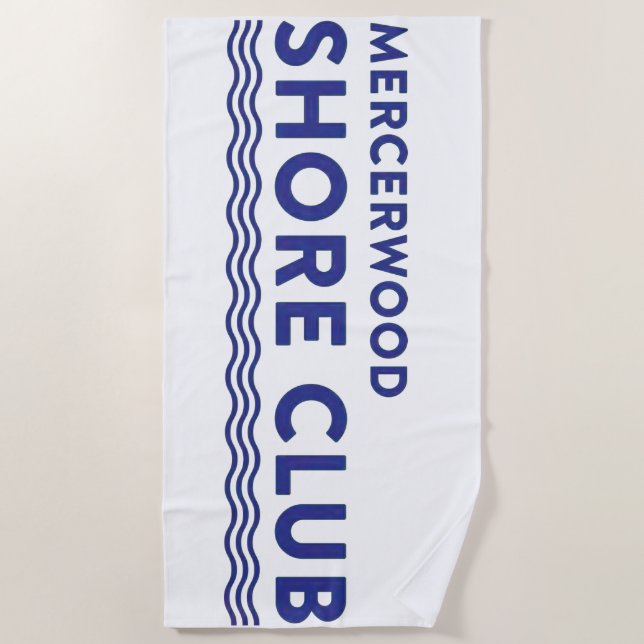 "Mercerwood" Strandtuch (Vorderseite)