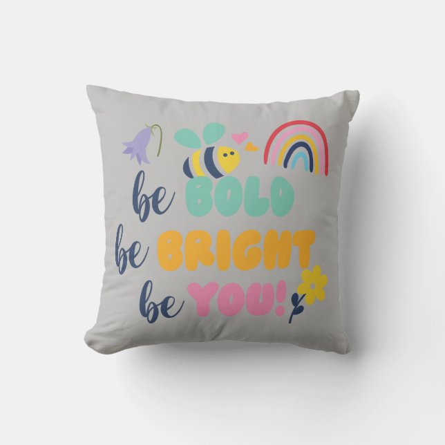Merchandise für niedliche Kinderquoten Kissen (Vorderseite)
