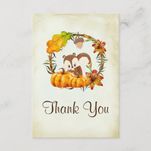 Merci à Cute Chipmunk et Baby shower Citrouille