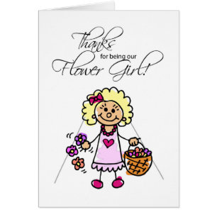 Merci à Flower Girl, robe rose blonde