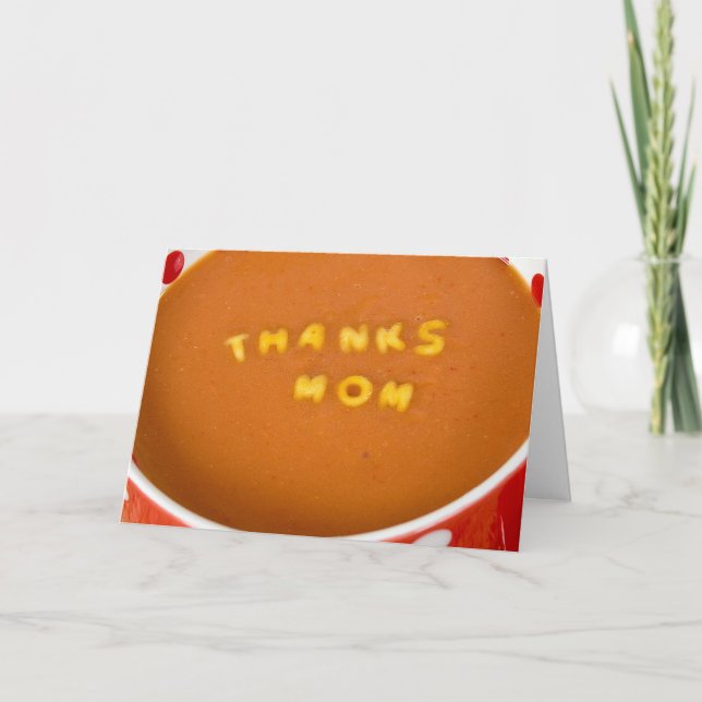 merci à la maman en soupe à tomate (Devant)