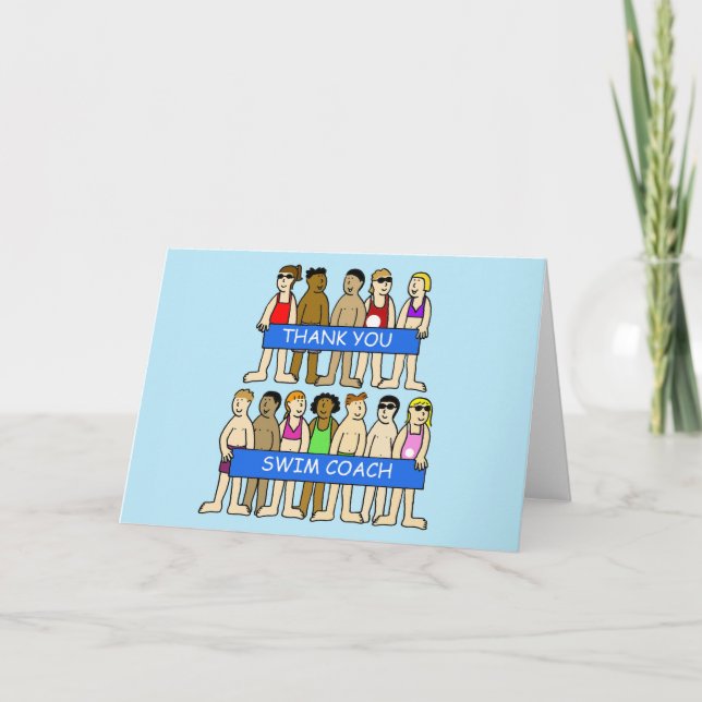 Merci à l'entraîneur de natation (Devant)