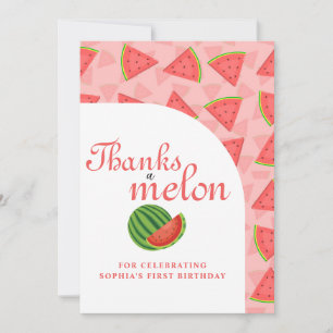 Merci à Melon 1er Birthday Watermelon