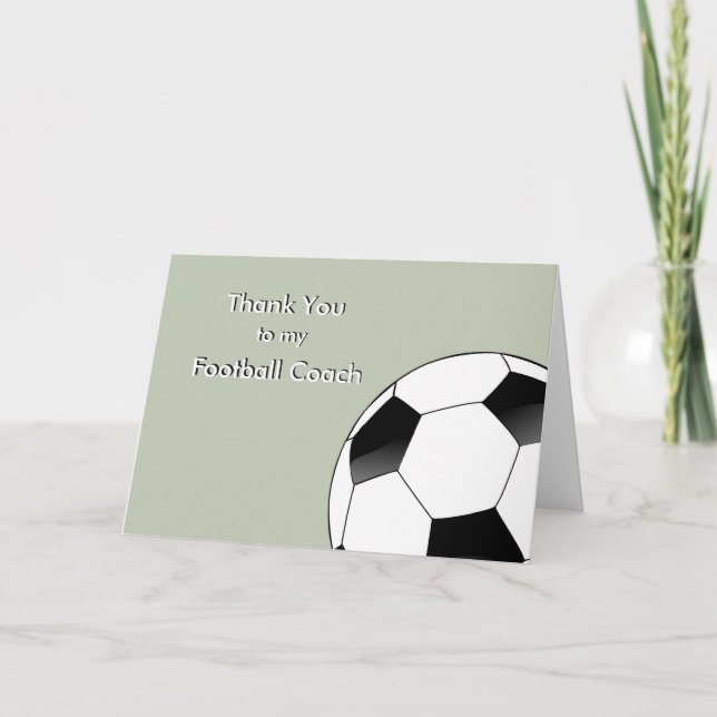 Merci à mon entraîneur de football et de football (Devant)