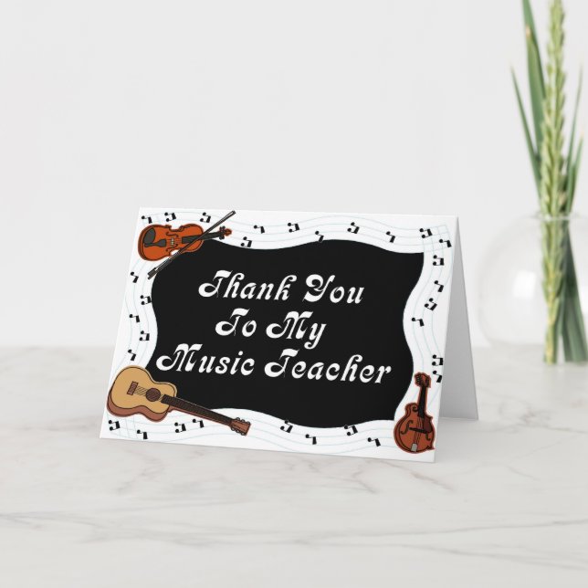 Merci À Mon Professeur De Musique (Devant)