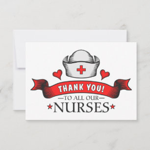 Merci à tous nos infirmières Rouge
