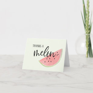 Merci à un carte de remerciements de pastèque de m