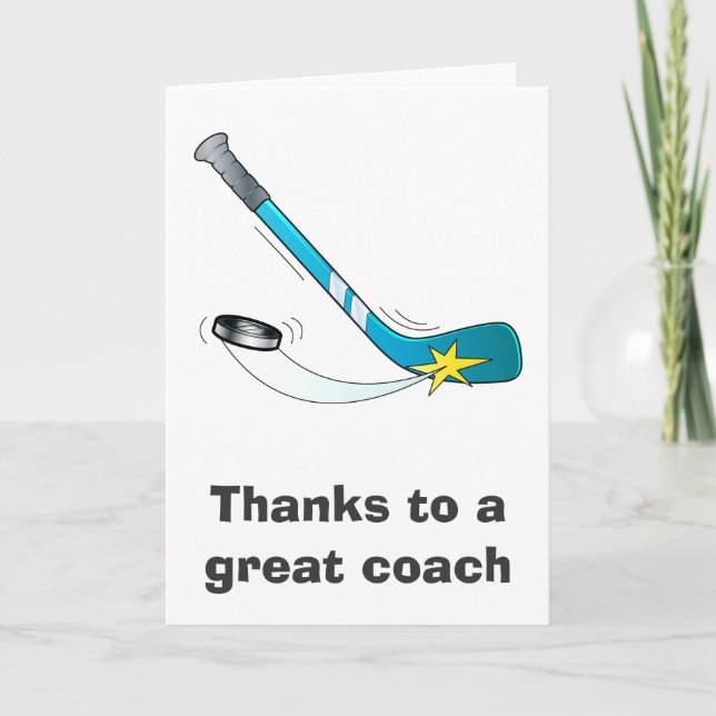 Merci à un entraîneur de hockey (Devant)