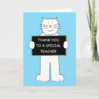 Merci à un professeur spécial Cartographie Chat