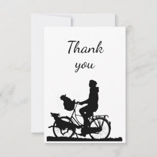 Merci Amusants en vélo avec chiens