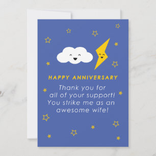 Merci Anniversaire de la carte de femme