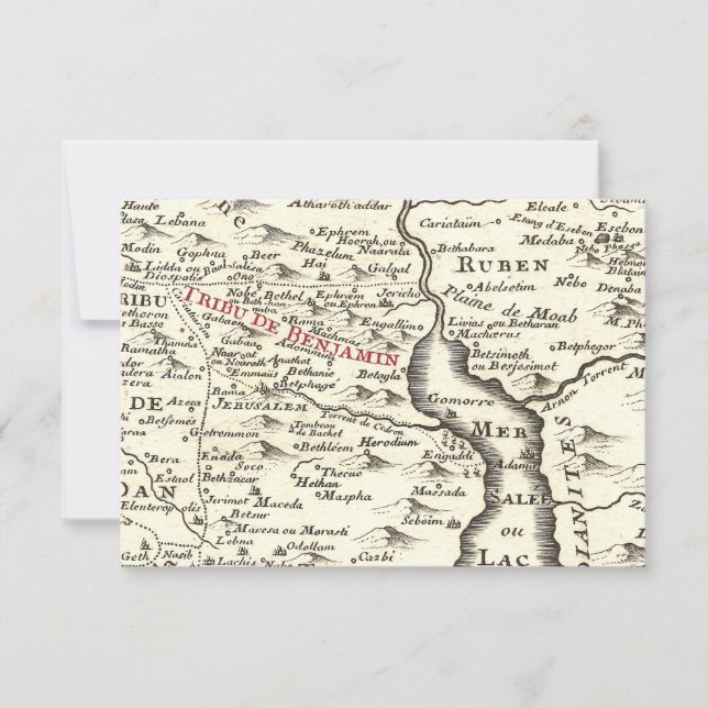 Merci antique de Mitzvah de barre de Benjamin de (Devant)