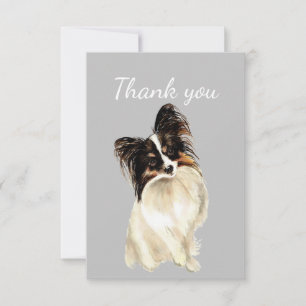 Merci Aquarelle Papillon Chien Animaux de compagni