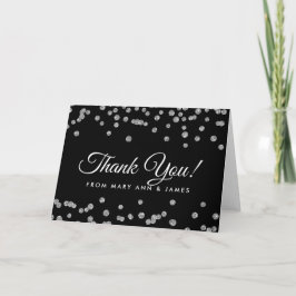 Merci Argent Faux Parties scintillant Confetti Noi