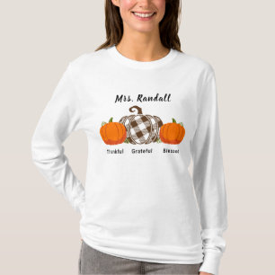 Merci au Citrouille Thanksgiving T-shirt de l'ense