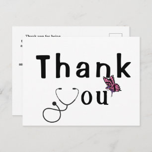 Merci au médecin Carte postale