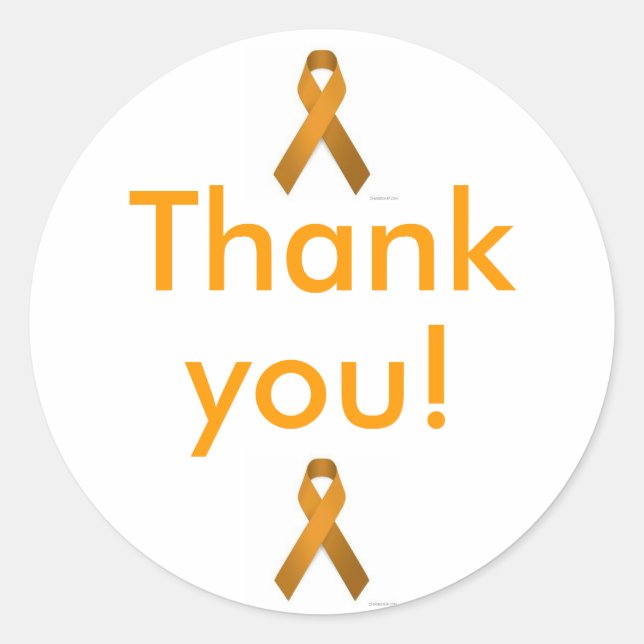 merci autocollant (Devant)